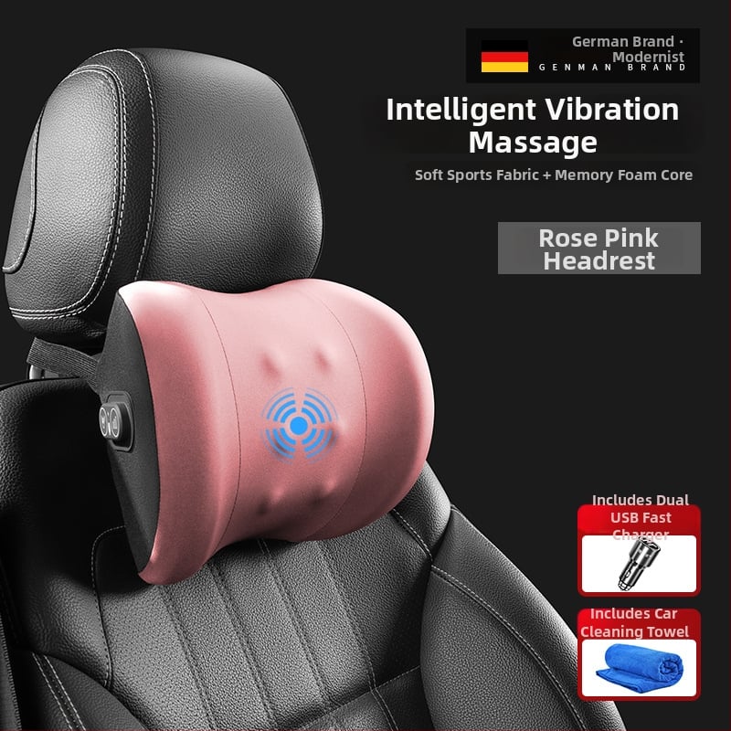 Modernist Automobilio juosmens masažo atrama su atminties putomis, medvilnė, minimalistinis stilius, universalus visoms transporto priemonėms