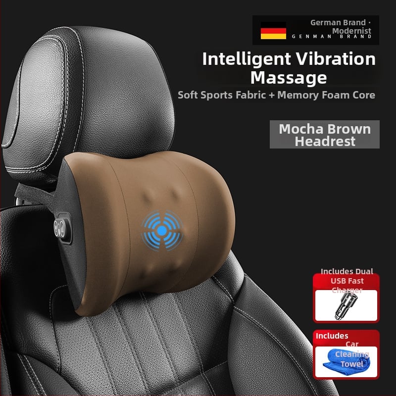 Modernist Automobilio juosmens masažo atrama su atminties putomis, medvilnė, minimalistinis stilius, universalus visoms transporto priemonėms