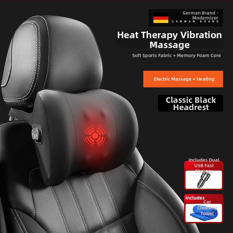 Modernist Automobilio juosmens masažo atrama su atminties putomis, medvilnė, minimalistinis stilius, universalus visoms transporto priemonėms