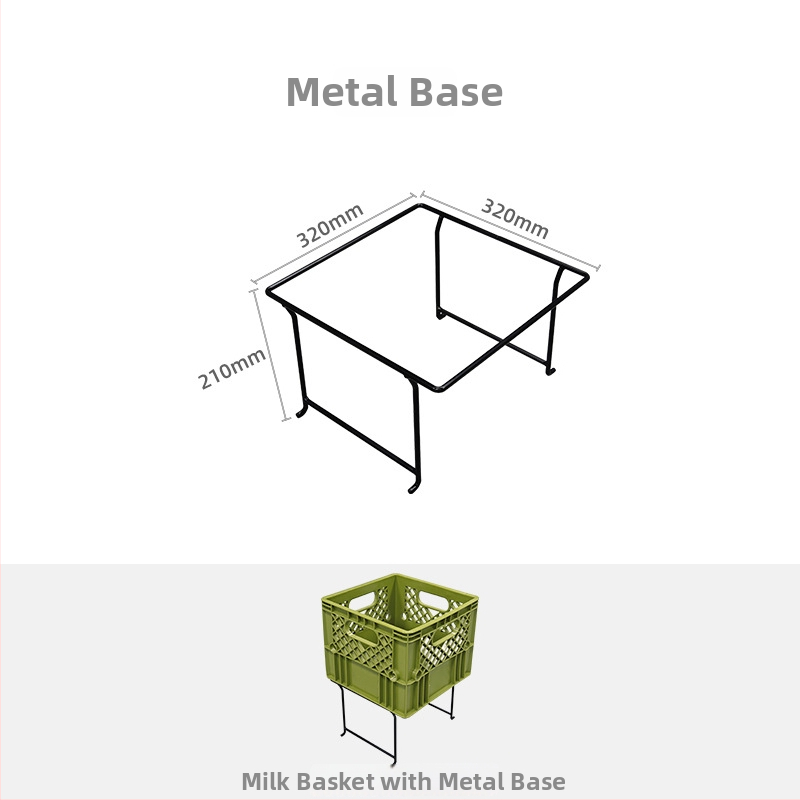 PP sandėliavimo krepšys, didelis tvirtumas, injekcinis liejimas, 1,7 kg