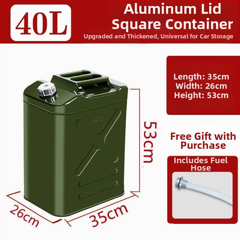 Storo plieno degalų bakas – tinka benzinui ir dyzelinui, automobilių atsarginė dalis