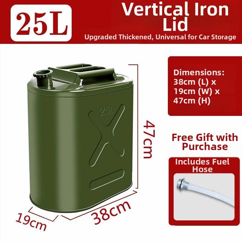 Storo plieno degalų bakas – tinka benzinui ir dyzelinui, automobilių atsarginė dalis