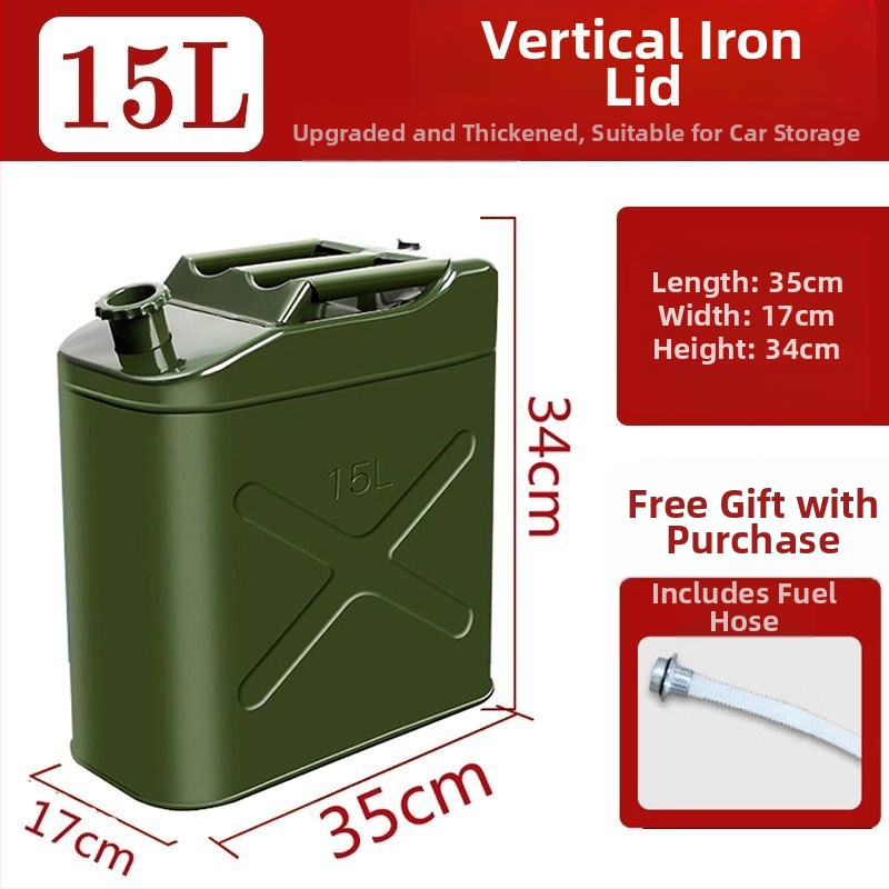 Storo plieno degalų bakas – tinka benzinui ir dyzelinui, automobilių atsarginė dalis