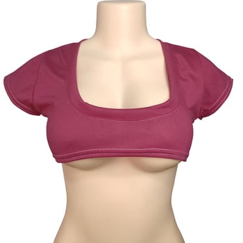 Majica od poliestersko-spandeks smjese, spandex 80–90%, kratki rukavi, okrugli izrez, urban stil commuter