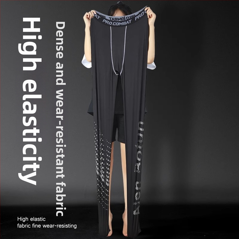 Vyrų terminių pagrindinių kelnių su fliso vidumi, siauras pjūvis, ilgos kelnės, bambukų pluošto ir šilko kokonų mišinys, tinkamos bėgimui ir dviračių sportui, didelis elastingumas