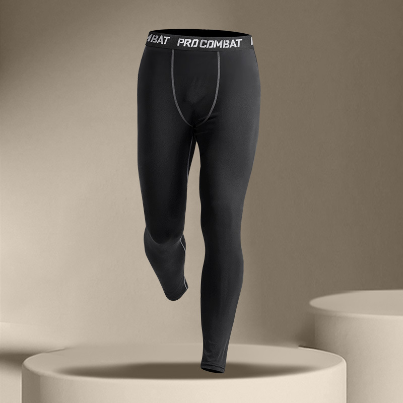 Vyrų terminių pagrindinių kelnių su fliso vidumi, siauras pjūvis, ilgos kelnės, bambukų pluošto ir šilko kokonų mišinys, tinkamos bėgimui ir dviračių sportui, didelis elastingumas