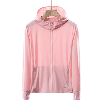Εξωτερικό αντιανιανικό μπουφάν με κουκούλα, διαπνέσιμος πολυεστέρας, UV προστασία UPF45, μακριά μανίκια