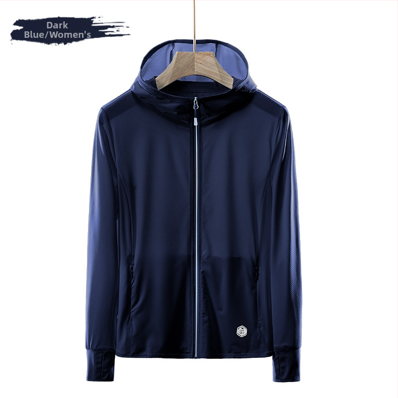 Εξωτερικό αντιανιανικό μπουφάν με κουκούλα, διαπνέσιμος πολυεστέρας, UV προστασία UPF45, μακριά μανίκια