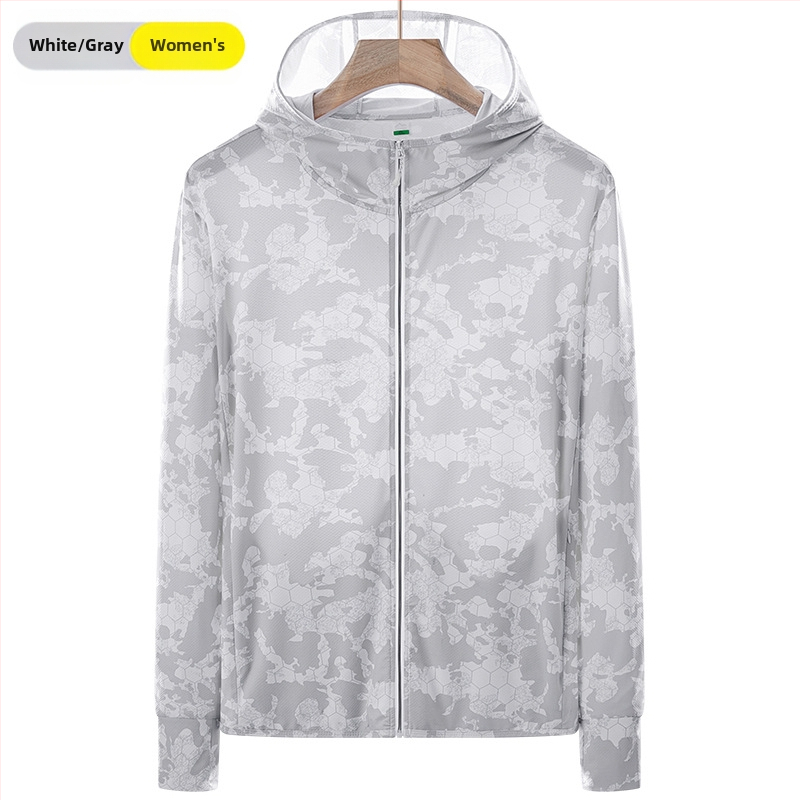 Εξωτερικό αντιανιανικό μπουφάν με κουκούλα, διαπνέσιμος πολυεστέρας, UV προστασία UPF45, μακριά μανίκια