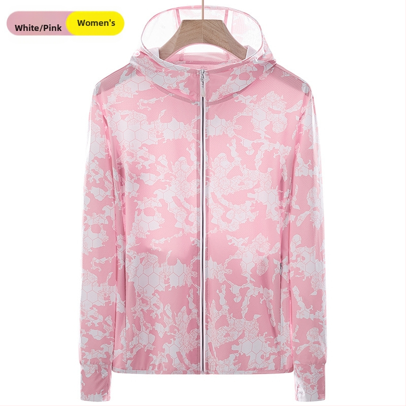 Εξωτερικό αντιανιανικό μπουφάν με κουκούλα, διαπνέσιμος πολυεστέρας, UV προστασία UPF45, μακριά μανίκια