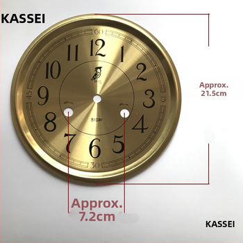 Yueya mozgású mechanikus óra számlap, fém számlap, kétoldalas DIY óra