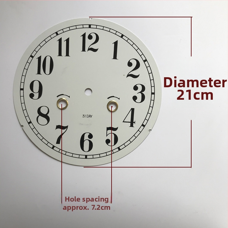 Yueya mozgású mechanikus óra számlap, fém számlap, kétoldalas DIY óra