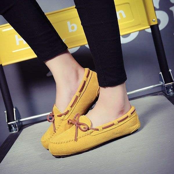 Női bőr loaferek gyapjú béléssel, slip-on, csíkos mintázat, TPU talp, 6–8 cm vastag sarok