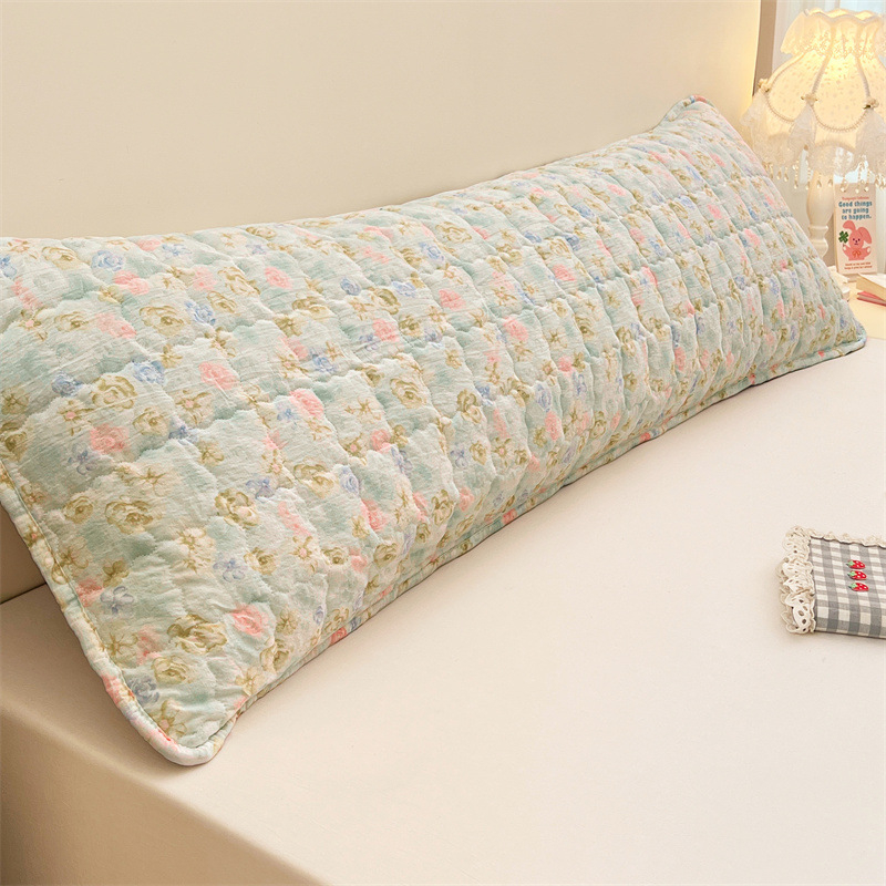 Klasa A Duga dvostruka navlaka za jastuk s dvostrukim slojem gaze, quilt, 1,5–1,8 m, za parove