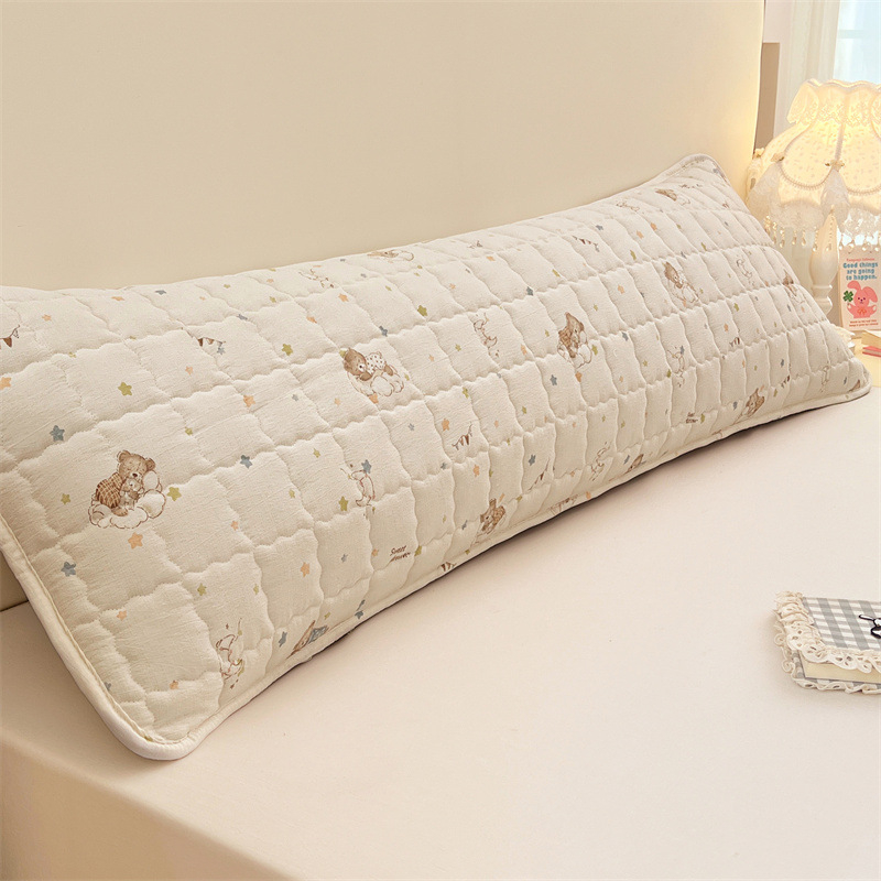 Klasa A Duga dvostruka navlaka za jastuk s dvostrukim slojem gaze, quilt, 1,5–1,8 m, za parove