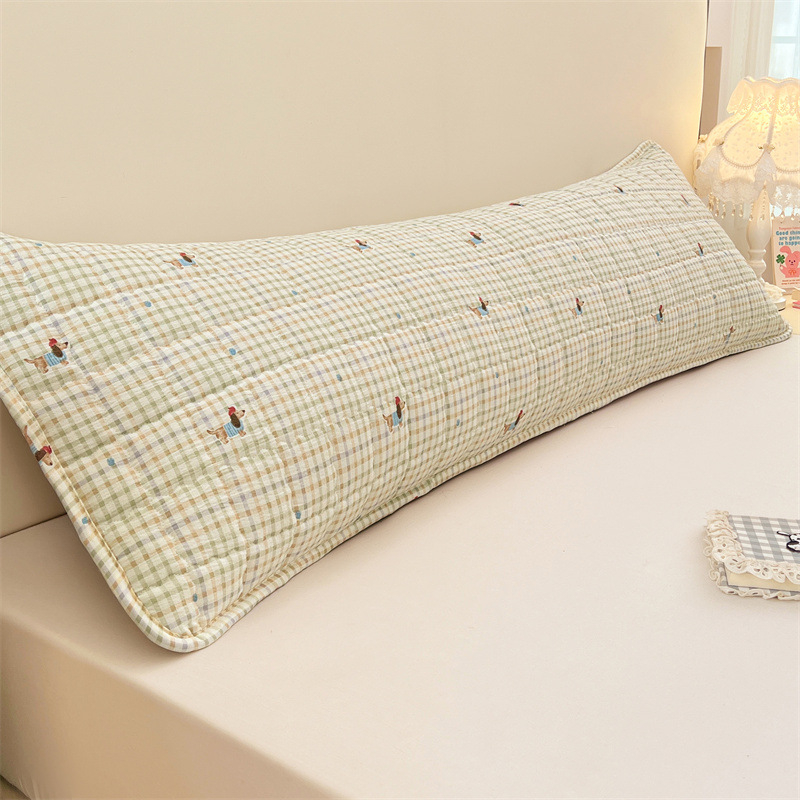 Klasa A Duga dvostruka navlaka za jastuk s dvostrukim slojem gaze, quilt, 1,5–1,8 m, za parove