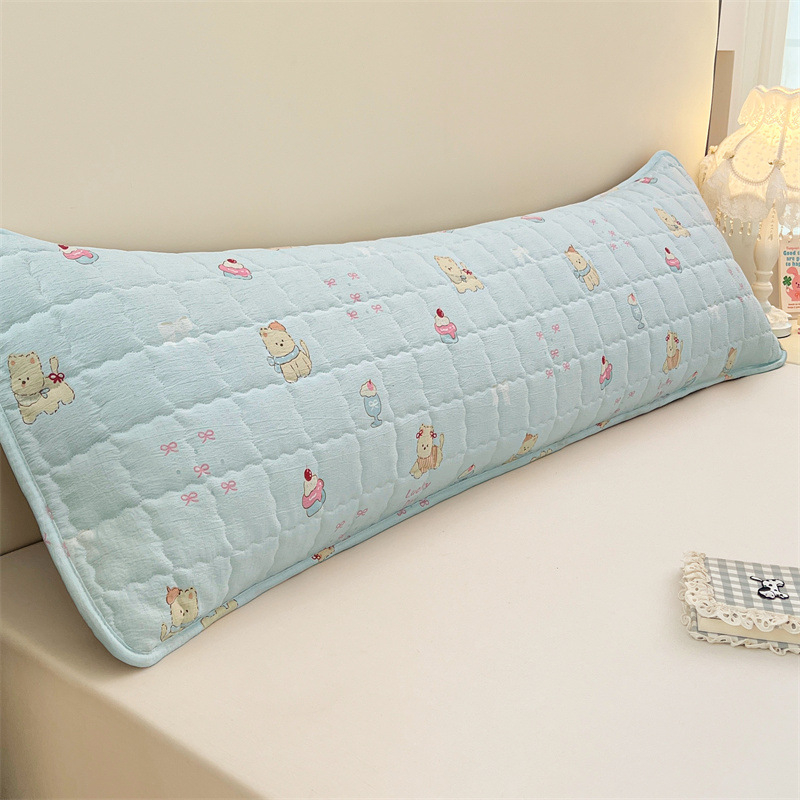 Klasa A Duga dvostruka navlaka za jastuk s dvostrukim slojem gaze, quilt, 1,5–1,8 m, za parove