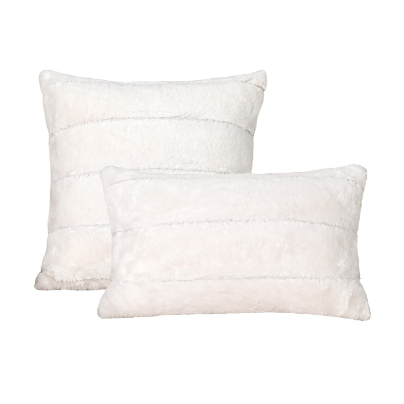 Nordic stílusú párnahuzat, hímzett, karácsonyi motívum, poliészter anyag, nappaliba