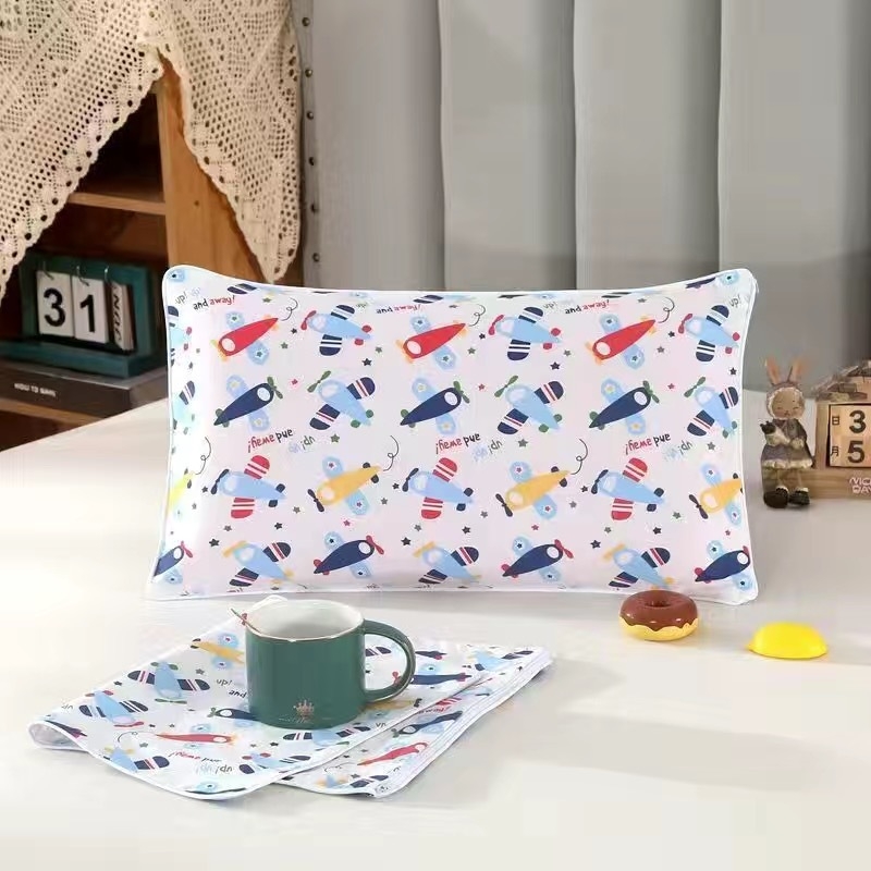 Jastučnica za djecu - crtani dizajn, 100% pamuk, obična tkanina, bojanje vlaknima