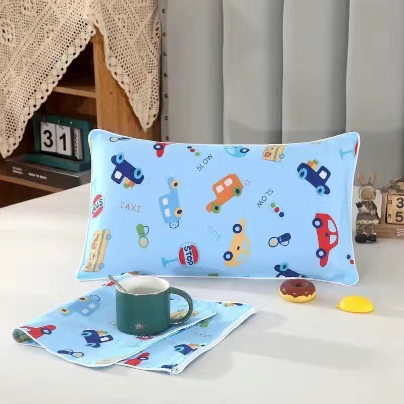 Jastučnica za djecu - crtani dizajn, 100% pamuk, obična tkanina, bojanje vlaknima