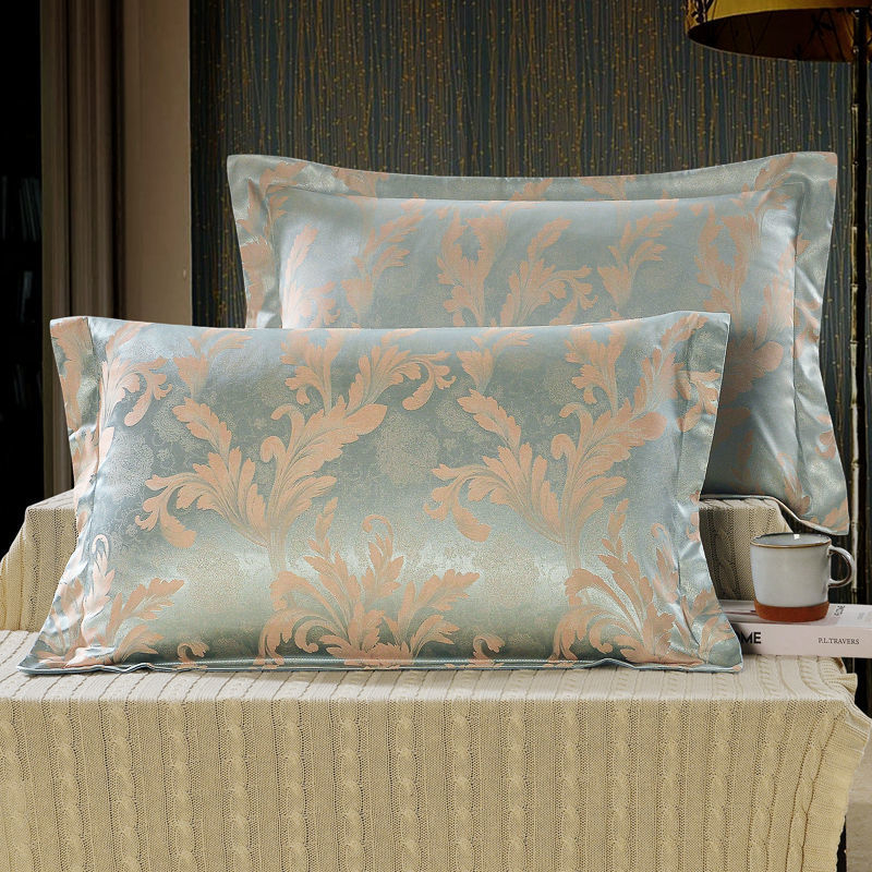 Set fețe de pernă din bumbac jacquard, 100% bumbac, vopsire prin fire, Nordic stil, țesătură 60s