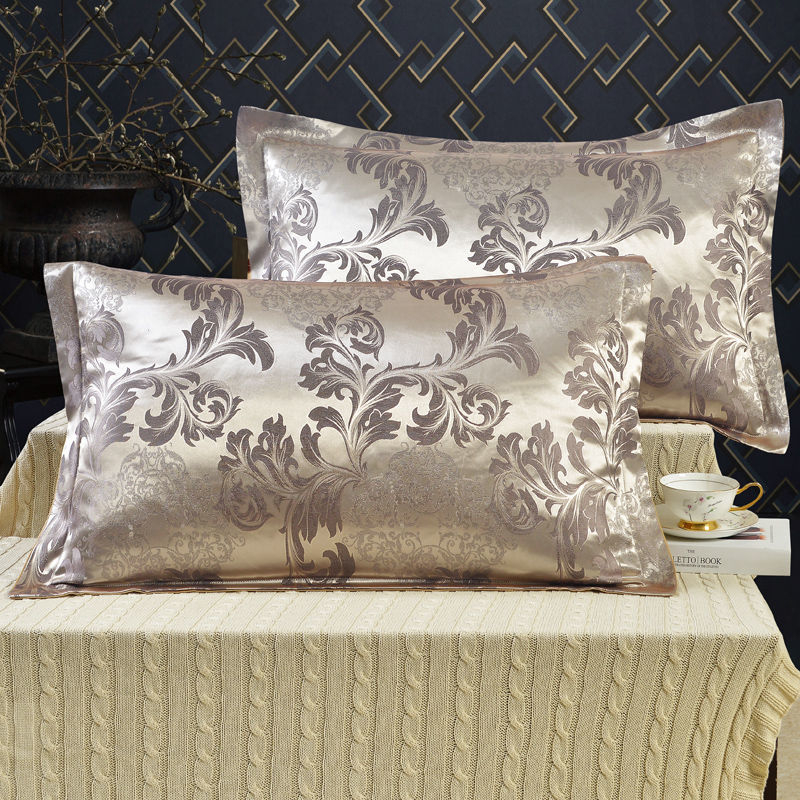 Set fețe de pernă din bumbac jacquard, 100% bumbac, vopsire prin fire, Nordic stil, țesătură 60s