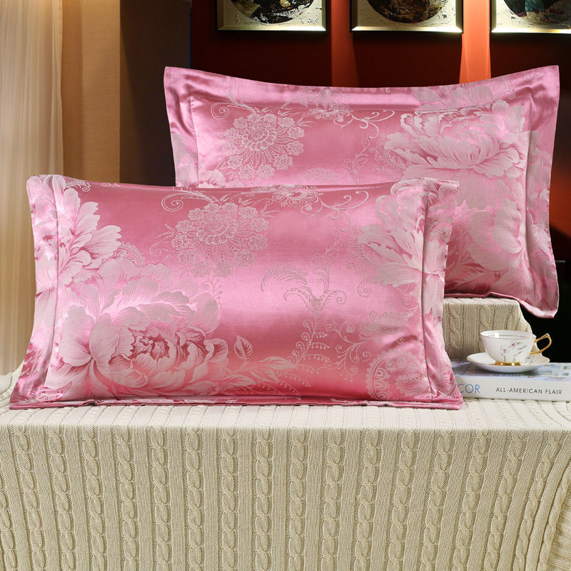 Set fețe de pernă din bumbac jacquard, 100% bumbac, vopsire prin fire, Nordic stil, țesătură 60s