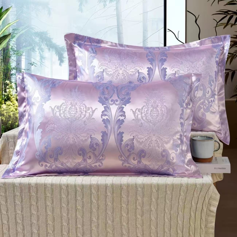 Set fețe de pernă din bumbac jacquard, 100% bumbac, vopsire prin fire, Nordic stil, țesătură 60s