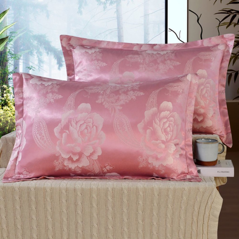 Set fețe de pernă din bumbac jacquard, 100% bumbac, vopsire prin fire, Nordic stil, țesătură 60s