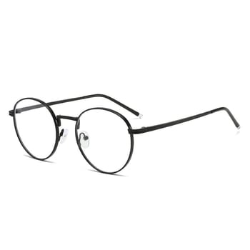 Овални ретро метални очила за четене с антисиня светлина, подходящи за хора на средна и по-възрастни хора, карат мъжете и жените да изглеждат по-млади, дори без грим, с чист и невинен вид.