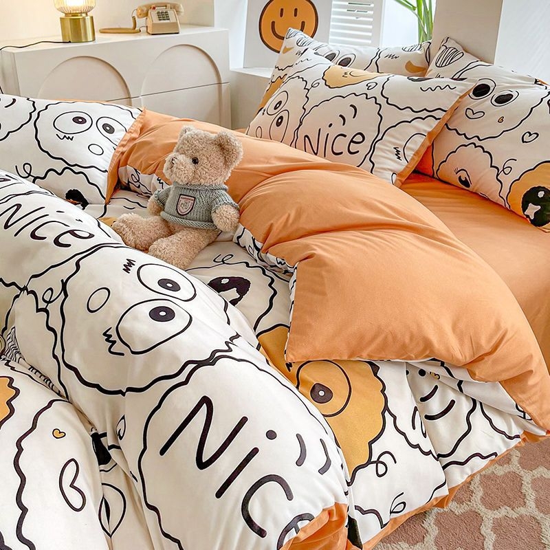 Antklodės užvalkalas - augalų ir gėlių raštas; tie-dye atspaudas; 100% kitos medžiagos; audinio svoris 500–800 g