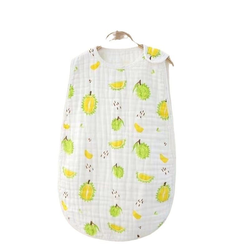 Baba géz alvózsák rövid ujj nélküli – 100% pamut, könnyű nyári kivitel, kick-proof kivitel, súly legfeljebb 0,5 kg, testreszabható