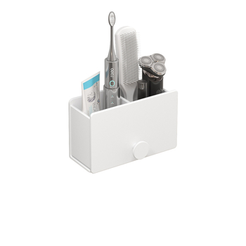 Sieninis laikiklis šepetėliams, dantų pastai ir makiažo šepetėliams – metalinė konstrukcija su aliuminio lydiniu ir akriliu; Modelis: Acrylic makeup stand A; Konfigūracija: vieno arba dviejų vamzdelių; Pritaikymas: Taip; Spausdintas logotipas: Taip