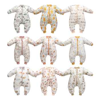 Υπνόσακος για παιδιά με σχέδιο κινούμένων σχεδίων, βαμβακερό ύφασμα και επένδυση από βαμβάκι, πολυεστερική γέμιση, αποσπώμενα μανίκια, χρήση για τέσσερις εποχές.