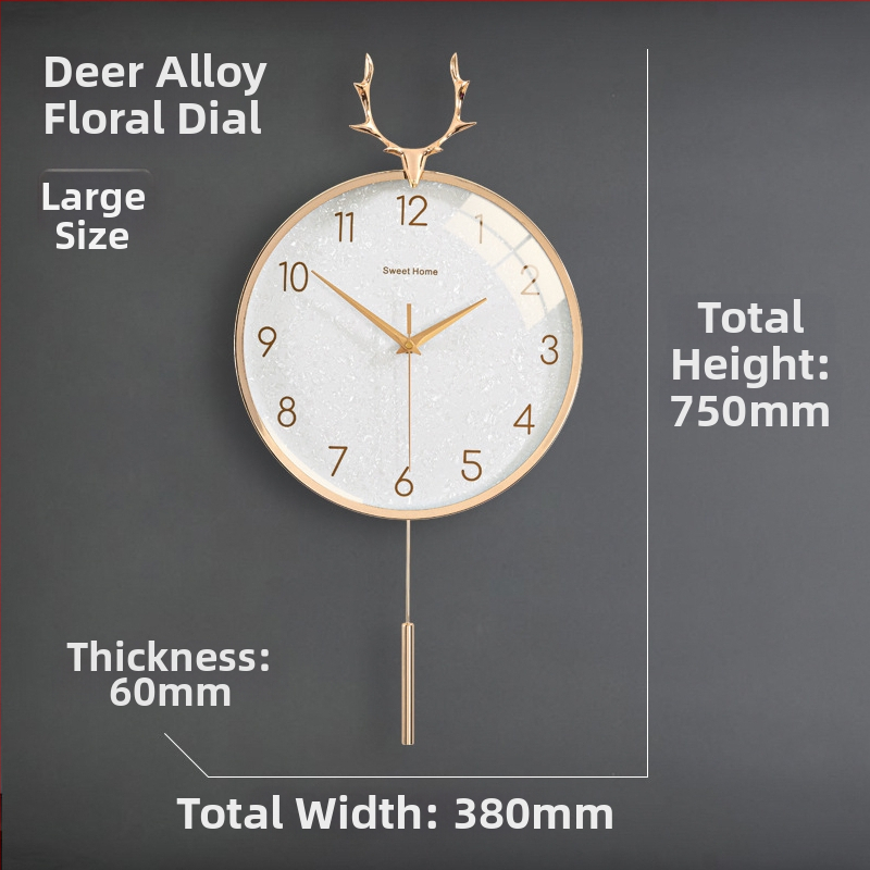 Zidni sat u nordijskom stilu s laganim luksuzom — okruglo metalno kućište, kvarcni mehanizam s tiho hodom (sweep), napajanje baterijom, jednostrana projekcija, mogućnost tiska logotipa