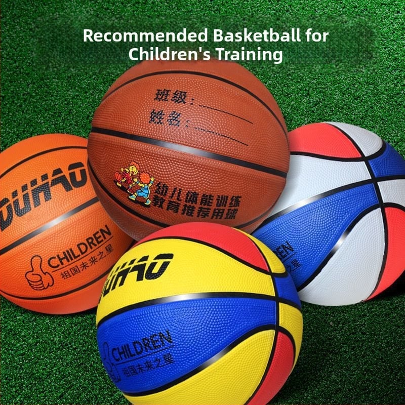 Krepšinio kamuolys iš sintetinės gumos, atsparus dilimui