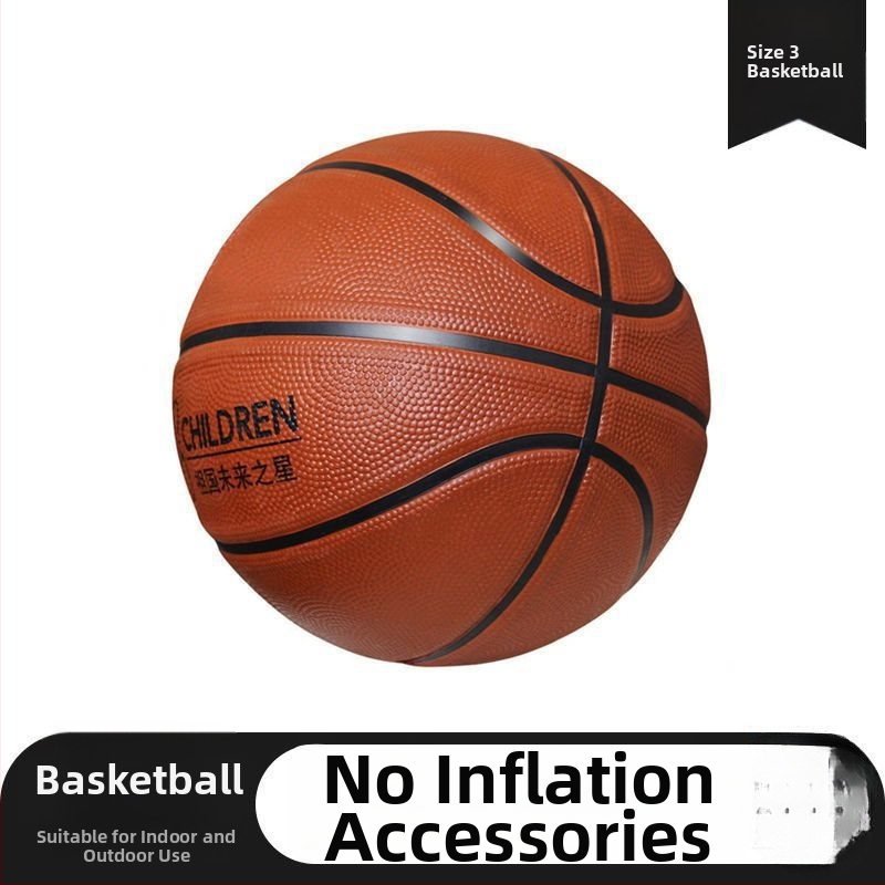 Krepšinio kamuolys iš sintetinės gumos, atsparus dilimui