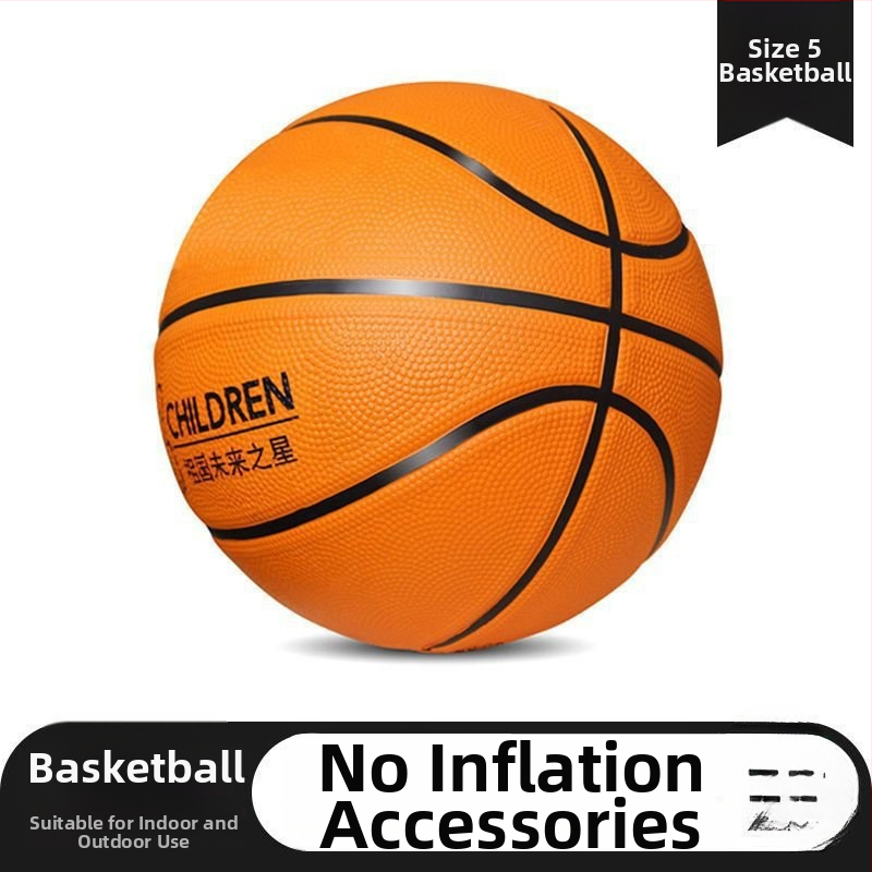 Krepšinio kamuolys iš sintetinės gumos, atsparus dilimui