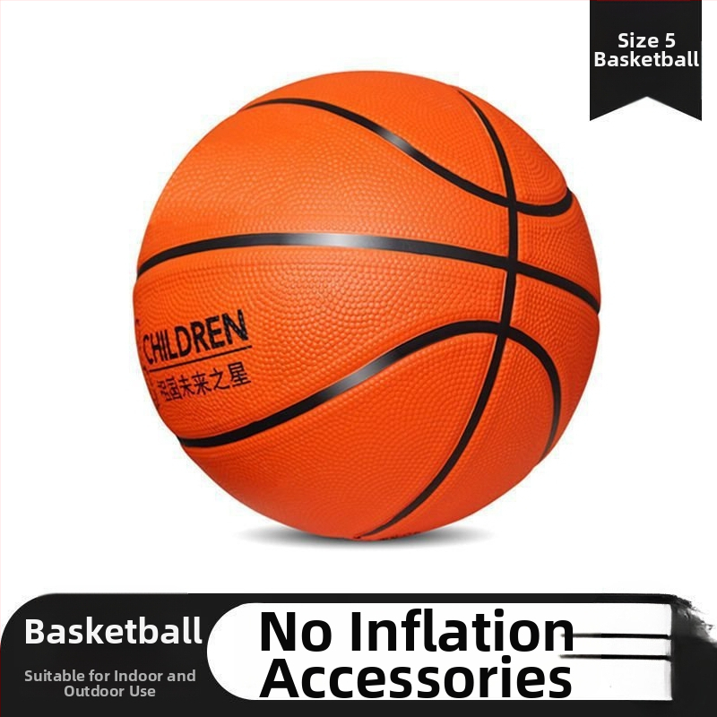 Krepšinio kamuolys iš sintetinės gumos, atsparus dilimui