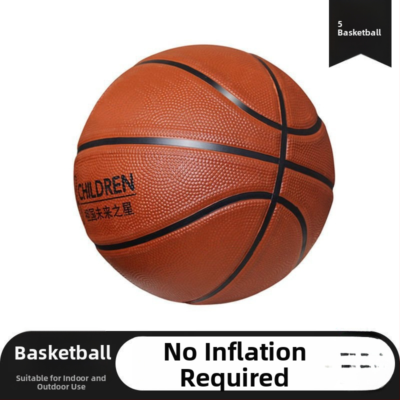 Krepšinio kamuolys iš sintetinės gumos, atsparus dilimui