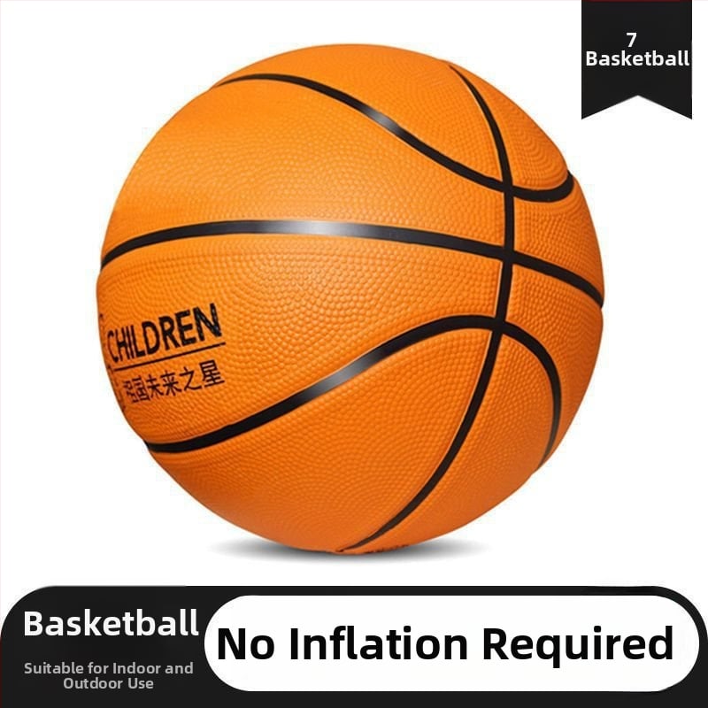 Krepšinio kamuolys iš sintetinės gumos, atsparus dilimui