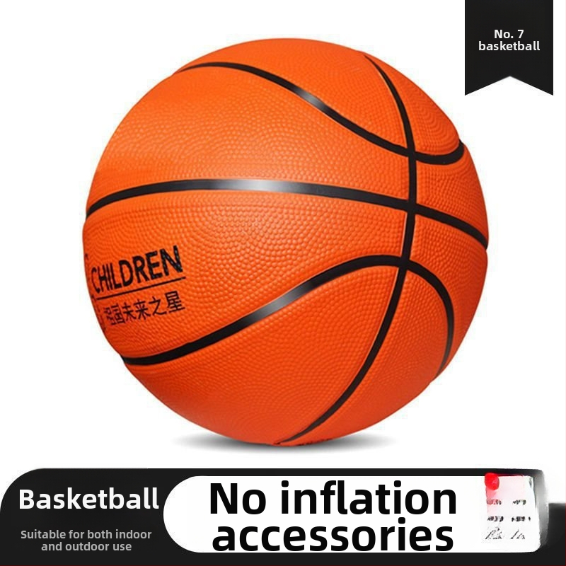 Krepšinio kamuolys iš sintetinės gumos, atsparus dilimui
