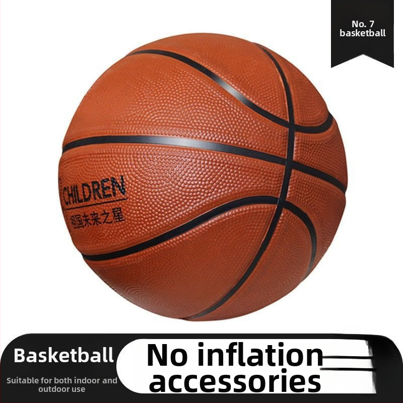 Krepšinio kamuolys iš sintetinės gumos, atsparus dilimui