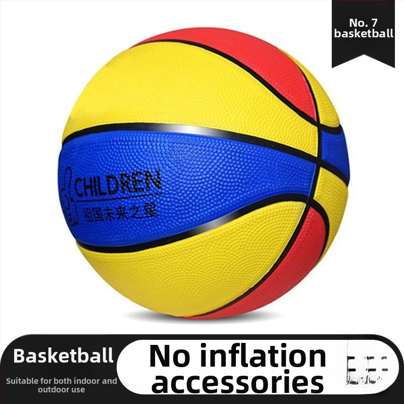 Krepšinio kamuolys iš sintetinės gumos, atsparus dilimui