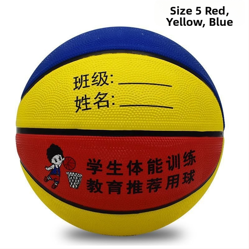 Krepšinio kamuolys iš sintetinės gumos, atsparus dilimui