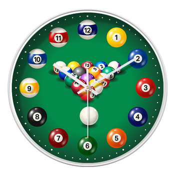 Ρολόι τοίχου - αθόρυβη κίνηση quartz, στρογγυλό πλαστικό περίβλημα, γυάλινο κάλυμμα, διακοσμητικό