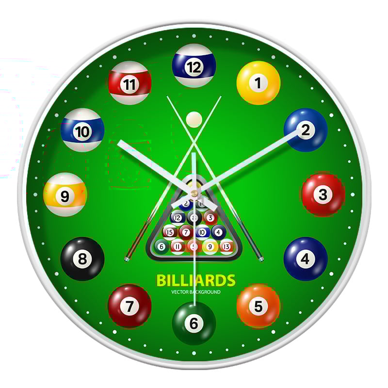 Ρολόι τοίχου - αθόρυβη κίνηση quartz, στρογγυλό πλαστικό περίβλημα, γυάλινο κάλυμμα, διακοσμητικό