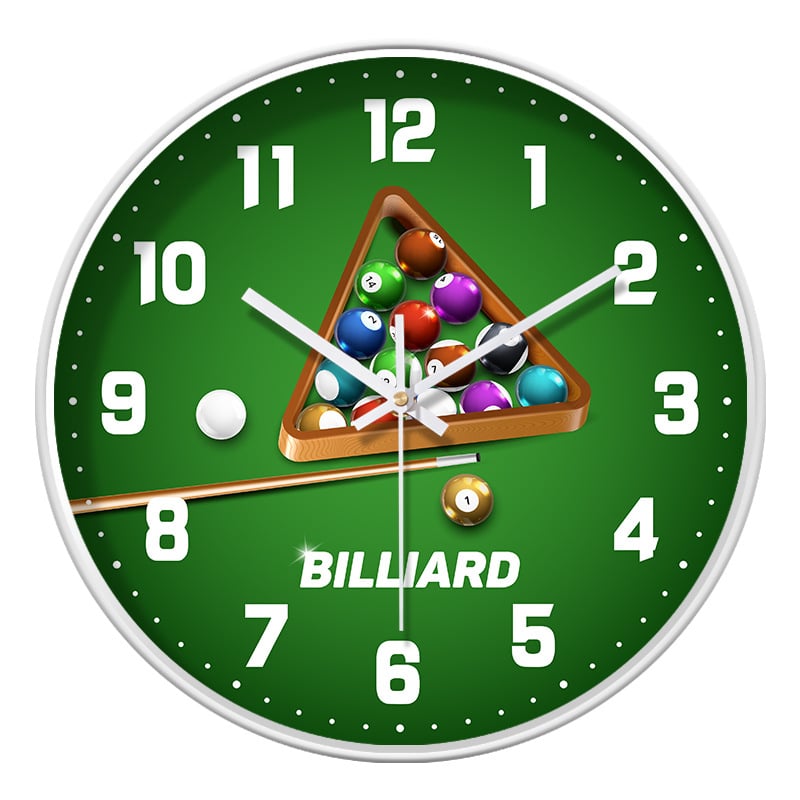 Ρολόι τοίχου - αθόρυβη κίνηση quartz, στρογγυλό πλαστικό περίβλημα, γυάλινο κάλυμμα, διακοσμητικό