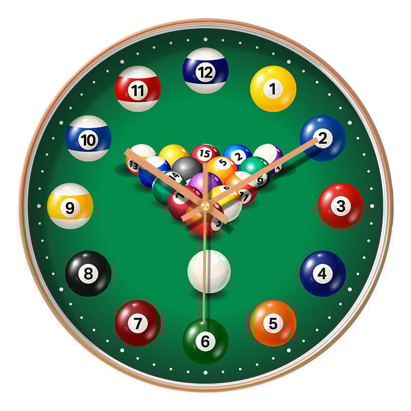 Ρολόι τοίχου - αθόρυβη κίνηση quartz, στρογγυλό πλαστικό περίβλημα, γυάλινο κάλυμμα, διακοσμητικό