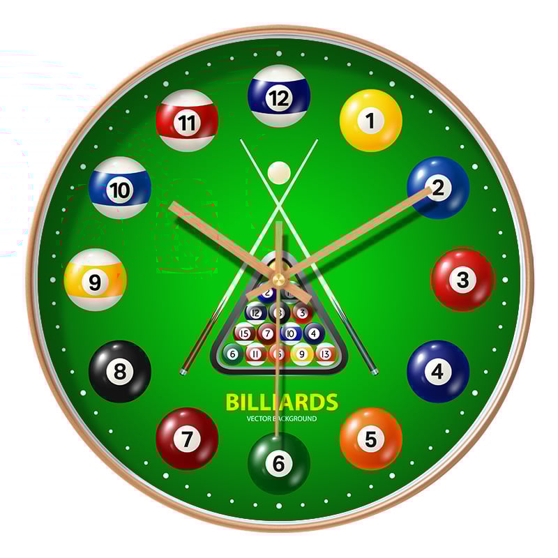 Ρολόι τοίχου - αθόρυβη κίνηση quartz, στρογγυλό πλαστικό περίβλημα, γυάλινο κάλυμμα, διακοσμητικό